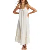 Billabong Summers End Maxi Dress In White Cap