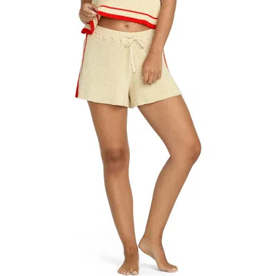 Billabong Summery Nights Stripe Cotton Sweater Shorts