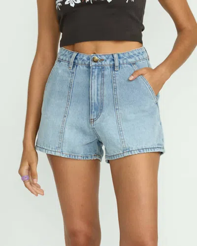 Billabong Sun Days Denim Short In Indigo Rise In Multi