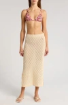 Billabong Sun Dazed Cover-up Skirt In Neutral