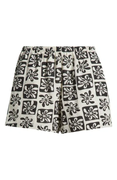 Billabong Sun Fade Print Shorts In Black Sand
