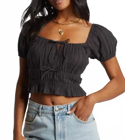 Billabong Sun Kissed Top In Black