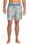 Billabong Sundays Layback Swim Trunks In Blue