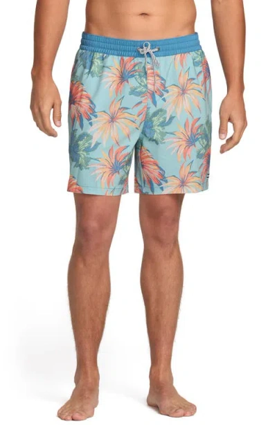 Billabong Sundays Layback Swim Trunks In Blue