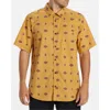 Billabong Sundays Mini Shirt In Gold (gld) In Yellow