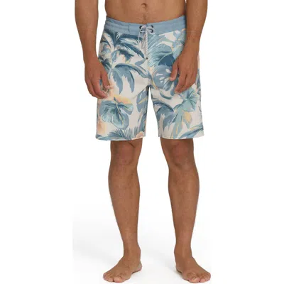 Billabong Sundays Print Swim Shorts In Blue