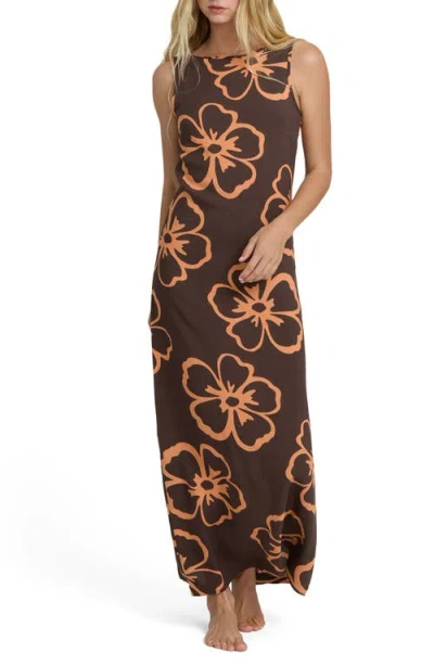 Billabong Sunkissed Maxi Dress In Brown