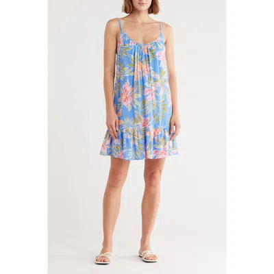 Billabong Sunny Daze Mini Dress In Blue