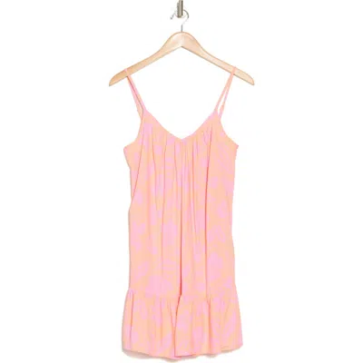 Billabong Sunny Daze Mini Dress In Peach