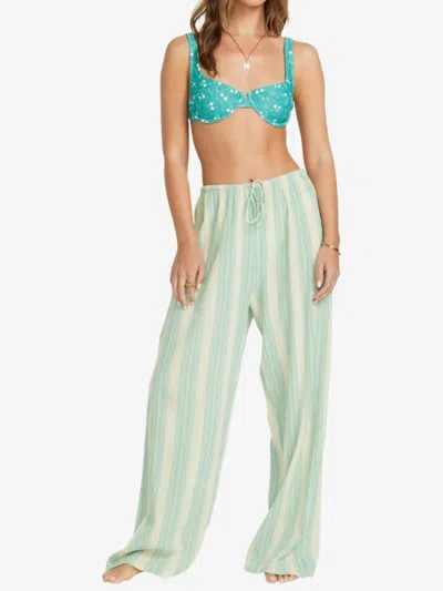 Billabong Sunny Daze Pants In Island Green