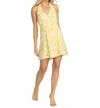 Billabong Sunny Sometimes Dress In Golden Peach In Multi