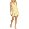 Billabong Sunny Sometimes Halter Minidress In Orange