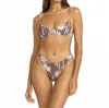 Billabong Sunset Canyon Demi Underwire Bikini Top In Nutmeg In Brown