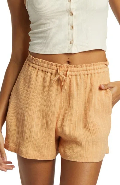 Billabong Sunset Crinkle Drawstring Waist Shorts