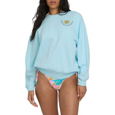 Billabong Sunset Rider Kendal Graphic Sweatshirt In Blue