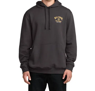 Billabong Surf Tour California Pullover Hoodie In Black