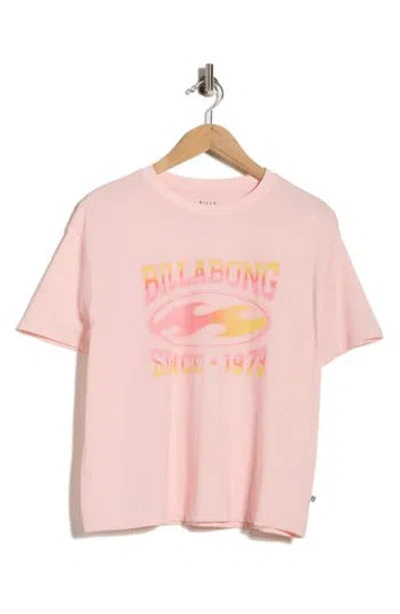 Billabong Surfside Graphic T-shirt In Pink