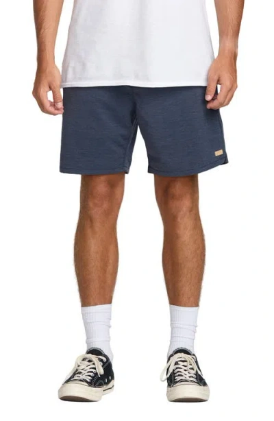 Billabong Surftrek Transit Elastic Waist Hybrid Shorts In Blue