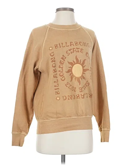 Pre-owned Billabong Sweatshirt In Brown