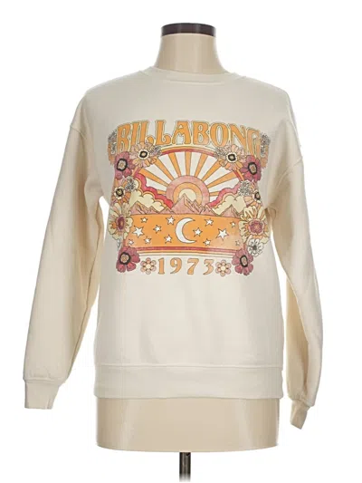 Pre-owned Billabong Sweatshirt In Ivory