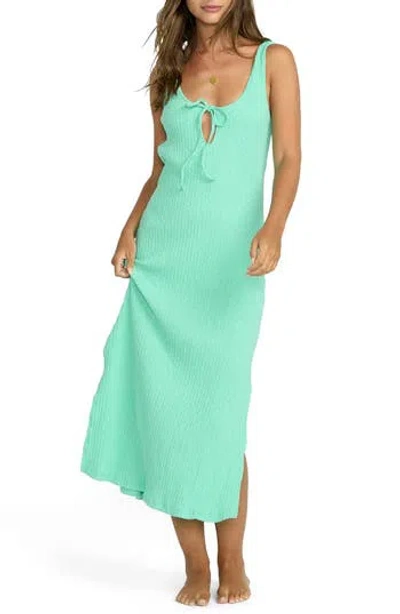 Billabong Sweet Heat Midi Dress In Poolside In Green