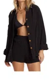 Billabong Swell Gauze Button-up Shirt In Multi
