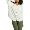 Billabong Swell Gauze Button-up Shirt In Salt Crystal