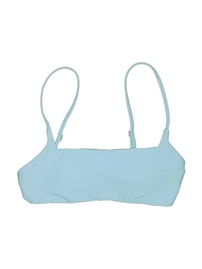 Pre-owned Billabong Swimsuit Top Blue Swimwear