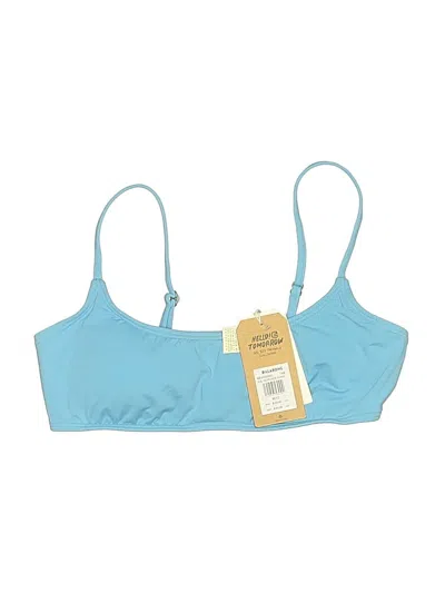 Pre-owned Billabong Swimsuit Top Blue Swimwear