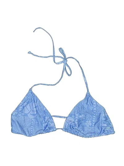 Pre-owned Billabong Swimsuit Top Blue Swimwear