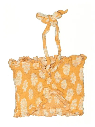 Pre-owned Billabong Swimsuit Top Orange Swimwear