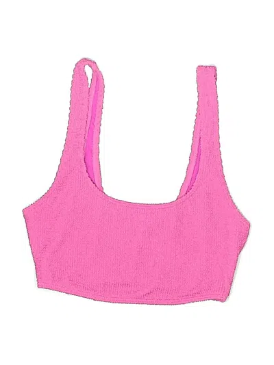Pre-owned Billabong Swimsuit Top Pink Swimwear