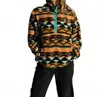 Billabong Switchback Textured Fleece Pullover In Multi