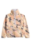 Billabong Switchback Textured Fleece Pullover In Summer Rain
