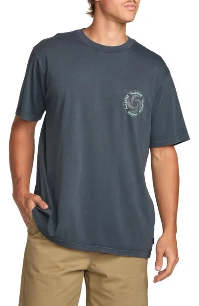 Billabong Swivel Premium Wave Wash Short Sleeve Graphic T-shirt In Blue