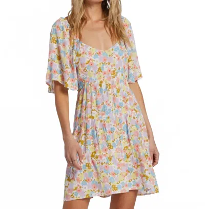 Billabong Take A Chance Dress In Multi In Animal Print