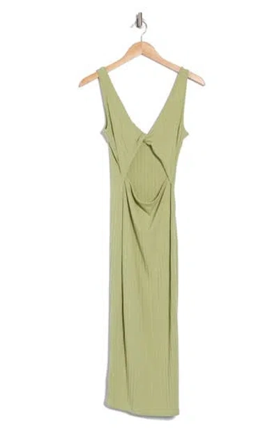 Billabong Take A Look Convertible Midi Dress In Avocado