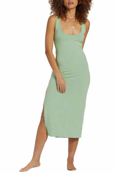 Billabong Take A Look Midi Dress In Bright Meadow In Green