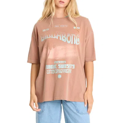 Billabong Take A Tour Graphic T-shirt In Brown