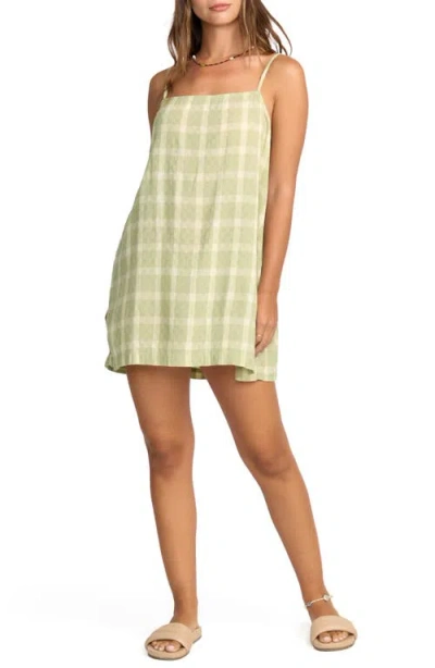 Billabong Take It Easy Shift Dress In Green
