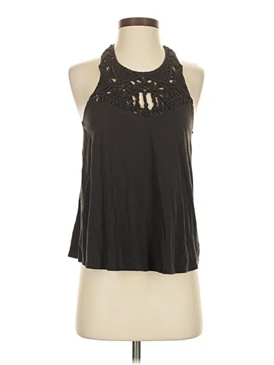 Pre-owned Billabong Tank Top Black Halter Neckline Tops