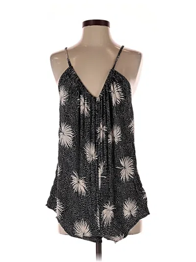 Pre-owned Billabong Tank Top Black Halter Neckline Tops