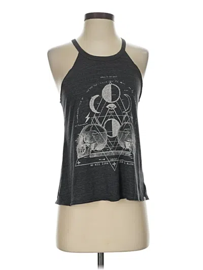 Pre-owned Billabong Tank Top Gray Halter Neckline Tops