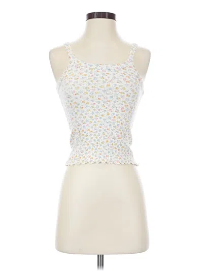 Pre-owned Billabong Tank Top White Sweetheart Neckline Tops