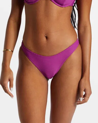 Billabong Tanlines Hike Bikini Bottoms In Berry Bliss In Purple