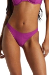 Billabong Tanlines Hike High Leg Bikini Bottoms In Berry Bliss