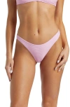 Billabong Tanlines Hike High Leg Bikini Bottoms In Pink Dream