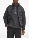Billabong Textured-panel Half-zip Sweater In Gray