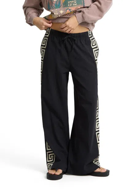 Billabong That Feeling Knit Pants In Black Sands