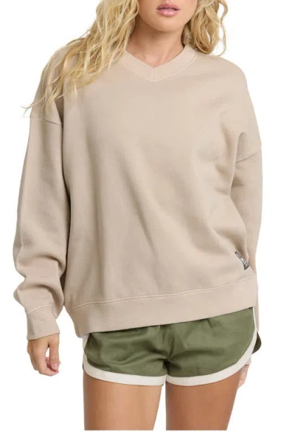 Billabong That Life V-neck Sweatshirt In Neutral